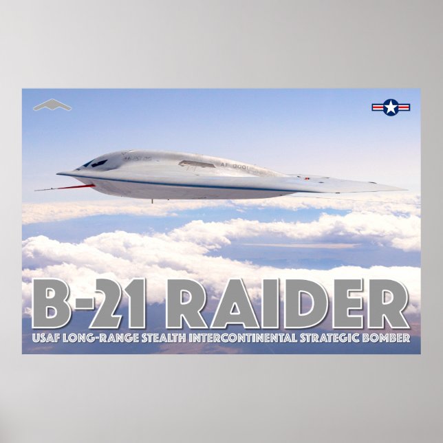 POSTER B-21 RAIDER (Devant)