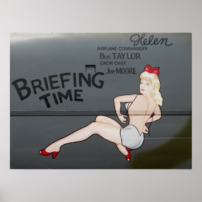 Poster B-25 Nez Art (Devant)