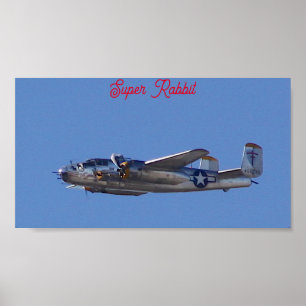 Poster B-25 Super Rabbit