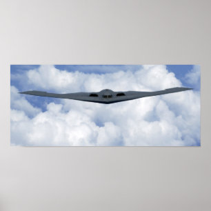 Poster B-2 Avion de bombardement furtif Spirit