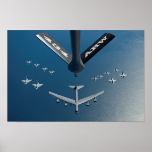 Poster B-52 Stratofortress Aircraft