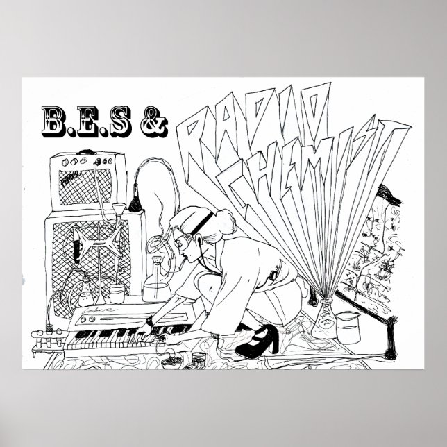 Poster B.E.S. & Radio Chimiste (Devant)