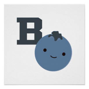 Poster B est pour Blueberry
