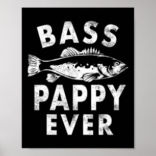 Poster B Pappy Ever Pêche Cadeaux Pappy Fête des pères