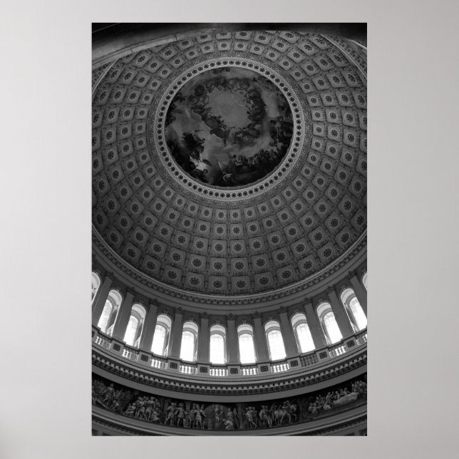 Poster B&W Capitol Rotunda (Devant)