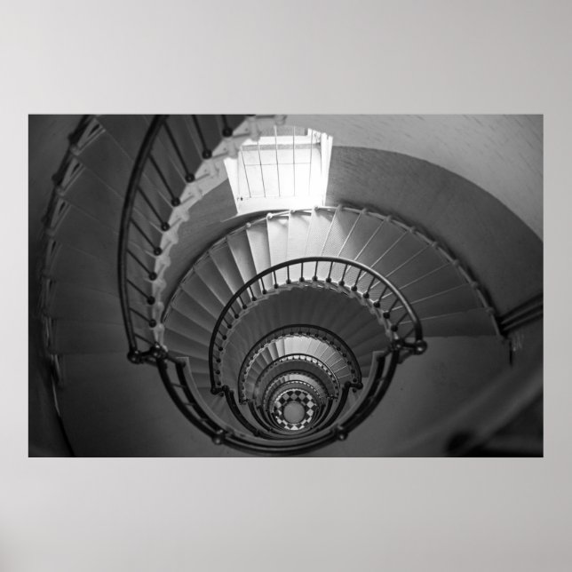 Poster B&W Spiral (Devant)