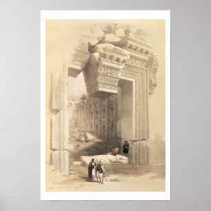 Poster Baalbec, 7 mai 1839, plaque 81 du volume II de
