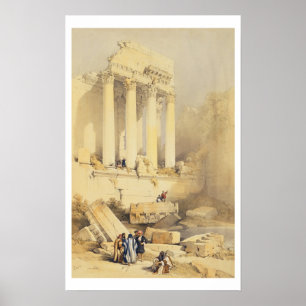 Poster Baalbec, plaquent 79 du volume II 'de la Terre