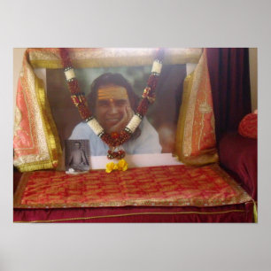 Poster Babaji à l'affiche d'ashram de Haidakhandi