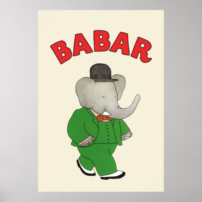 Poster Babar l'éléphant (Devant)