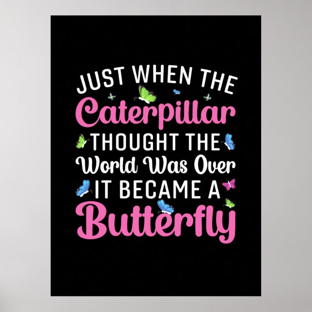 Poster Babfly | It Becams A Butterfly (Devant)