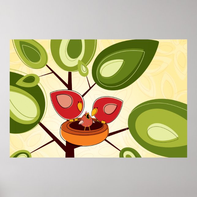 Poster Baby Bird (Devant)