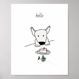 Poster baby bull terrier est un premier ami