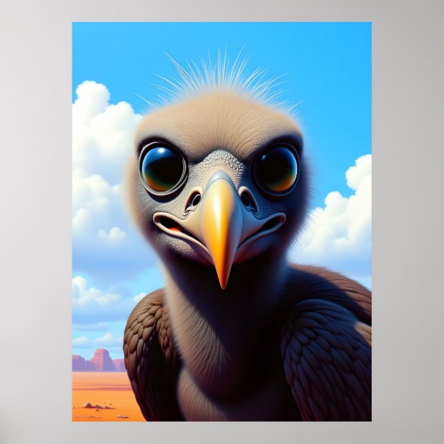 Poster Baby Buzzard (Devant)