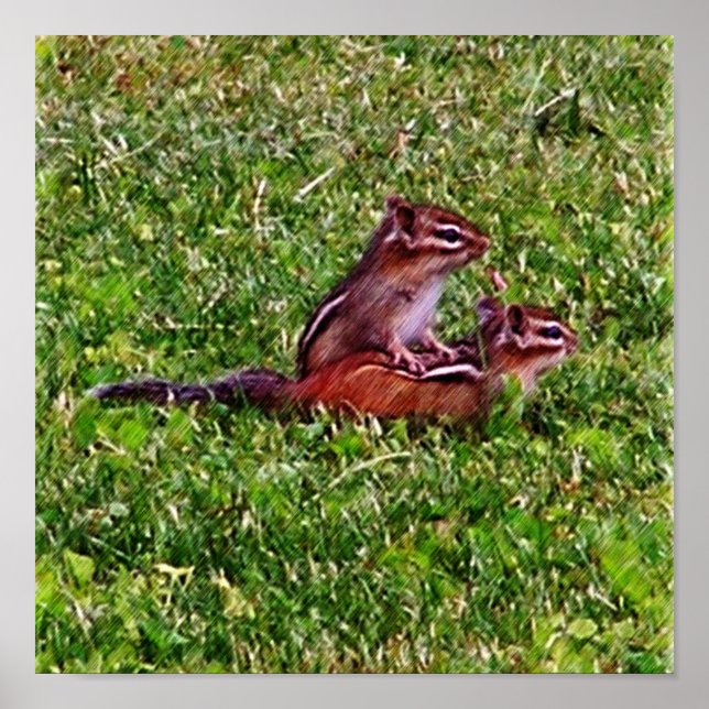 Poster Baby Chipmunks Premier Jour #5 Animal (Devant)