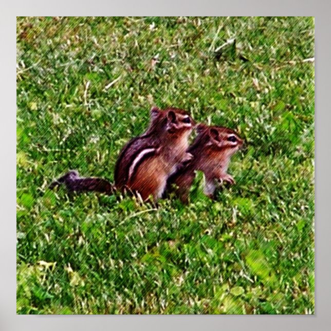 Poster Baby Chipmunks Premier Jour #6 Animal (Devant)