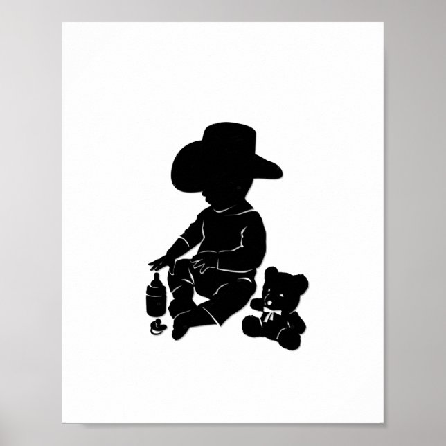 Poster Baby Cowboy (Devant)