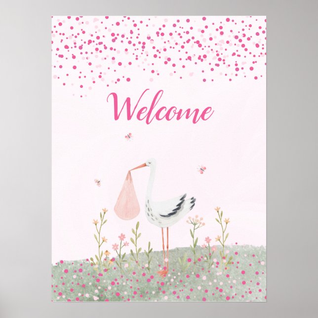 Poster Baby Girl Delivery Baby (Devant)