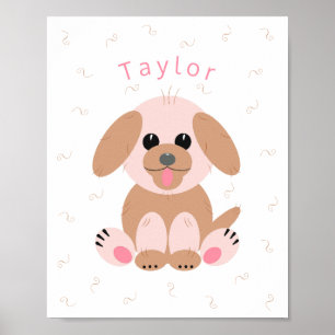 Poster Baby Nursery Neutral Conception personnalisée de c