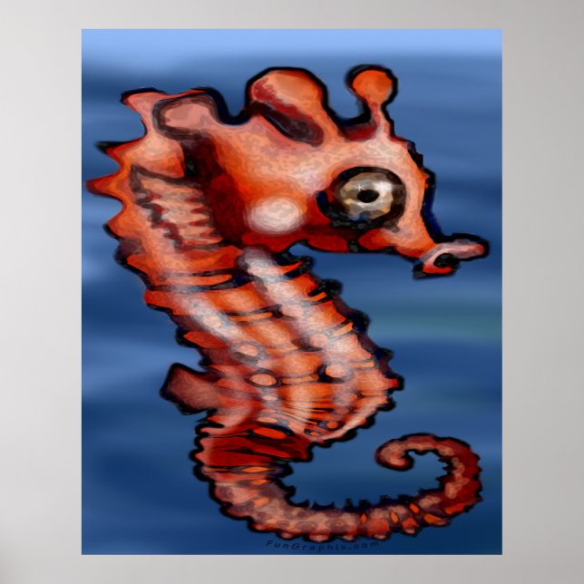 Poster Baby Seahorse (Devant)