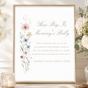 Poster Baby-Shopping Fleur Sauvage Quelle Est La Taille D