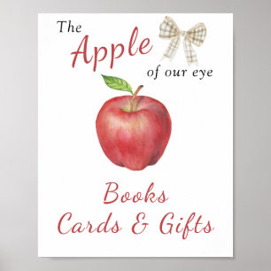 Poster Baby shower Apple - Livres, Cartes et cadeaux