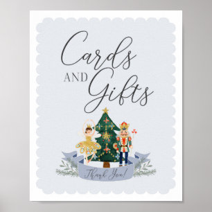 Poster baby shower de cabot bleu cartes et signe cadeau