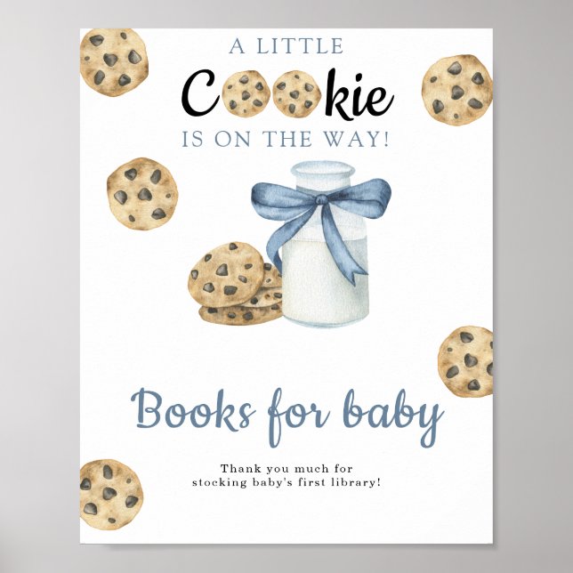 Poster baby shower de l'arc de lait pour bébé (Devant)