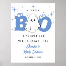 Baby shower de petit garçon Halloween Boo Bienvenu