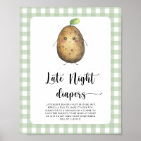 Baby shower de pomme de terre - Late night couches