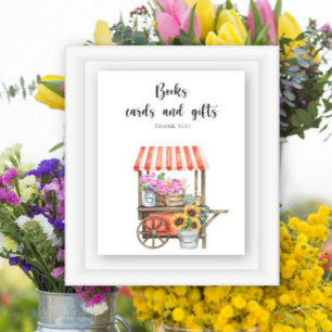 Poster baby shower des agriculteurs - livres cartes et ca