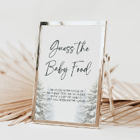 Baby shower d'hiver Devinez Le Baby Food Game Pann