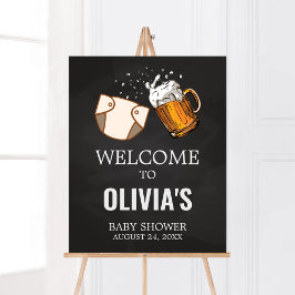 Poster Baby shower Huggies et Chuggies Bienvenue