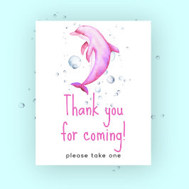 Poster Baby shower nautique - Merci à venir