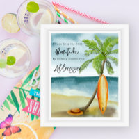 Baby shower plage - future maman destinataire