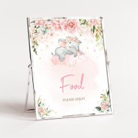 Baby shower rose Floral Elephant