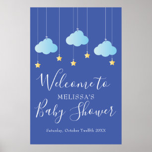Poster Baby Shower / Sprinkle Bienvenue Twinkle Twinkle