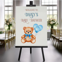 Baby shower Sweet Little Cub Bienvenue