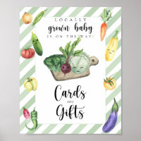Baby shower végétalien - cartes et cadeaux