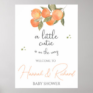 Poster Baby Shower Welcome Sign