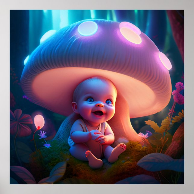 Poster baby smiling (Devant)