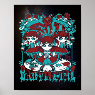 Poster Babymetal Gimme Chocolat et amour