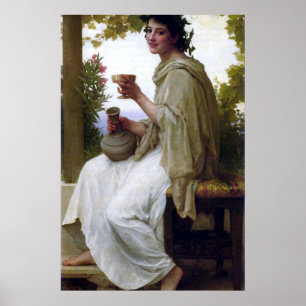 Poster Bacchante par William-Adolphe Bouguereau