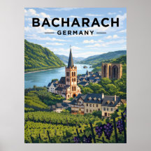 Bacharach Germany Vintage Travel