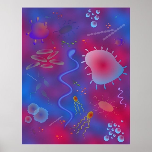 Poster Bactérie (Devant)