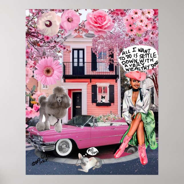 - POSTER Bad Girl Art Poster (Vorne)