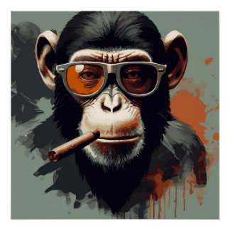 Poster Badass Monkey