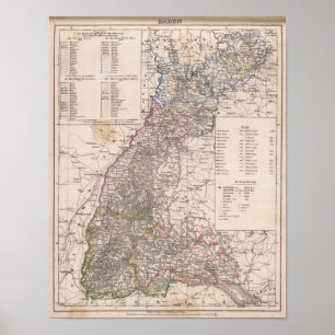 Poster Baden, Allemagne