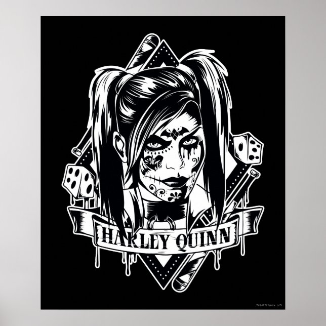 Poster Badge Harley Quinn (Devant)
