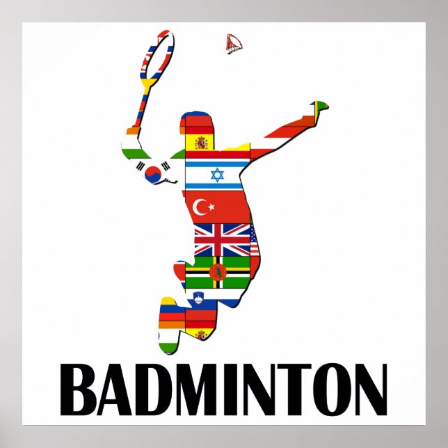 Poster Badminton (Devant)